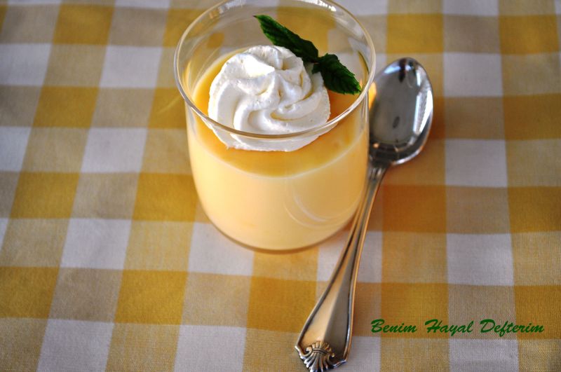 Limonlu puding