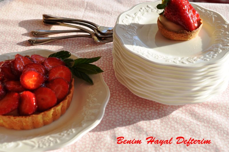 Çilekli tart 2