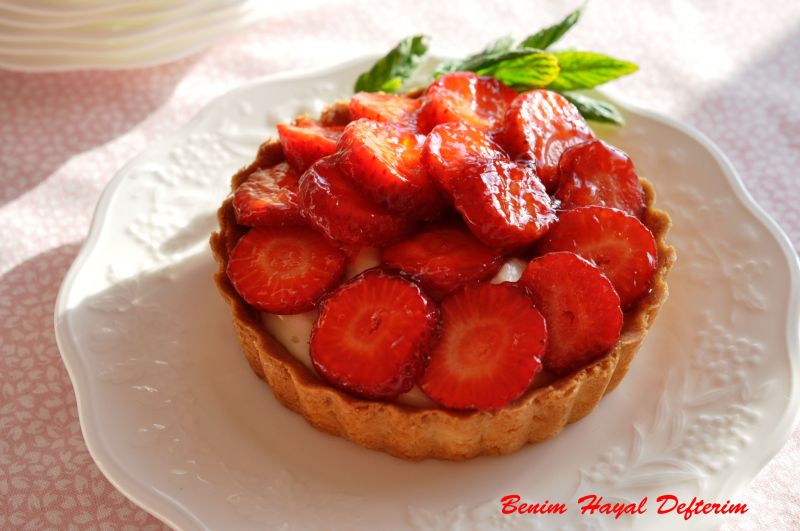 Çilekli tart 3