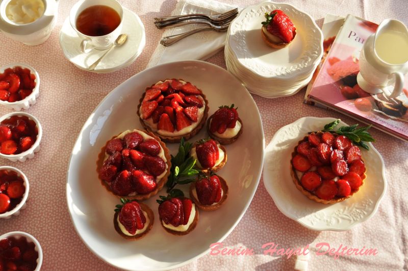Çilekli tart